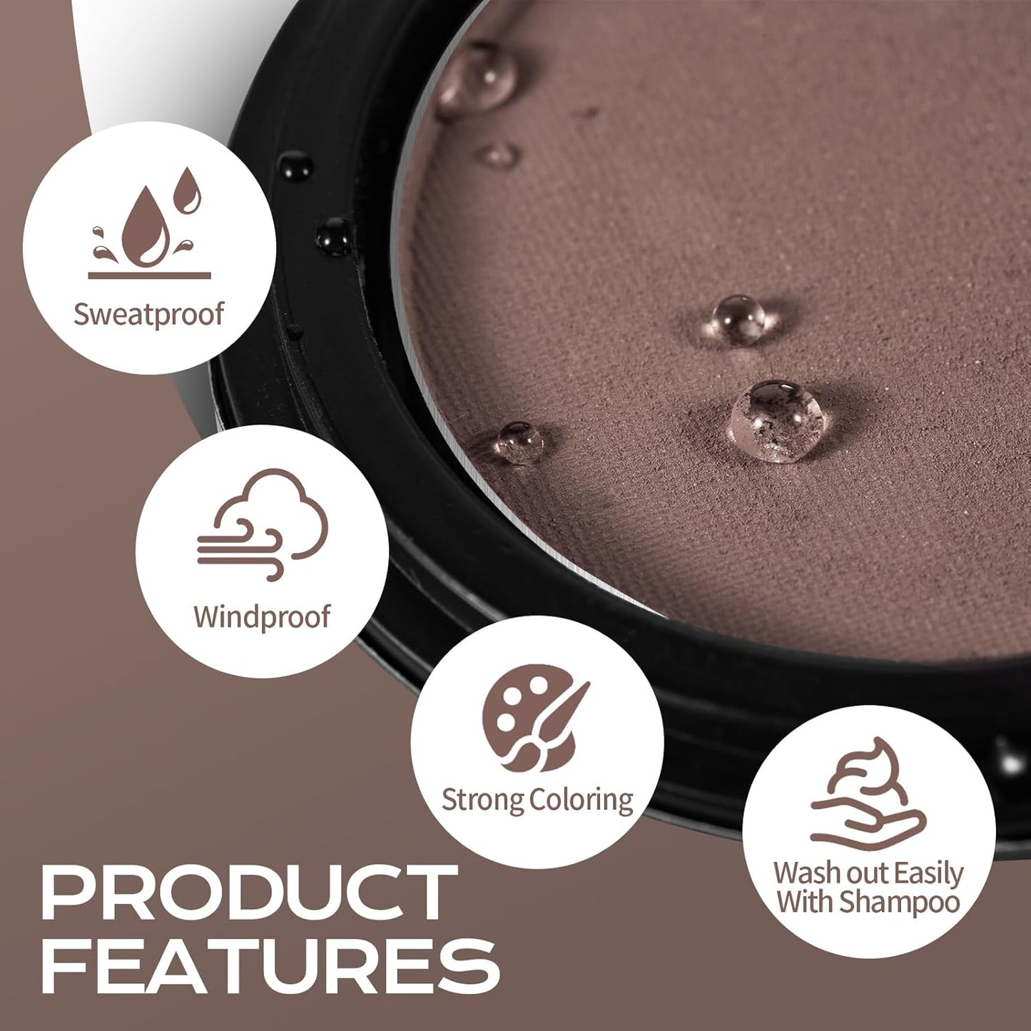 Hair Thickener - Magic Root Cover Up Concealer for Instant Coverage | Waterproof Touch Up (Light Brown)