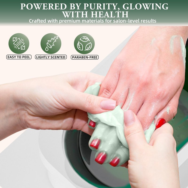 BUMPLYBEE 7000ml Paraffin Wax Machine for Hand and Feet-White Hand Wax Paraffin Machine for Hands with 10pcs Aloe Vera Paraffin Bath Refills,Ideal Gifts for Women
