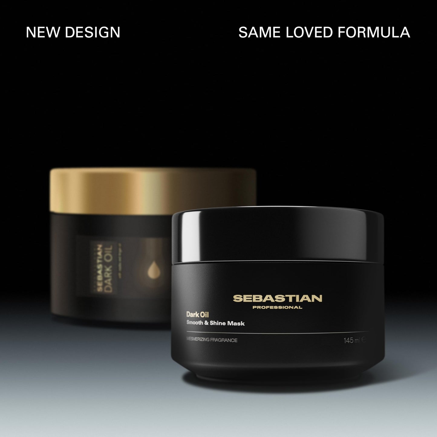 Sebastian Professional Dark Oil Smooth and Shine Mask | Lightweight Hair Styling Oil | Infused with Sandalwood, Cedarwood, & Argan Oils | 1 fl oz