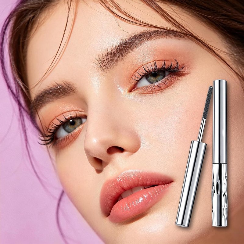 Iron Wand Mascara - 5D Curling Waterproof Formula for Volume & Length | Smudge-Proof Black Mascara