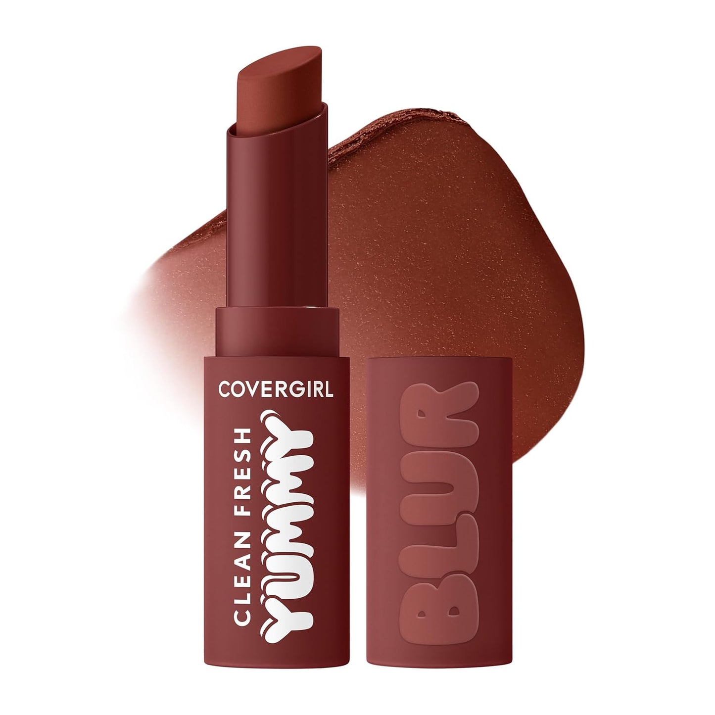 Clean Fresh Yummy Blur Lipstick - Blurring Matte Lip Color, Vegan Formula | 140 Into the Blur (Mauvy Pink)