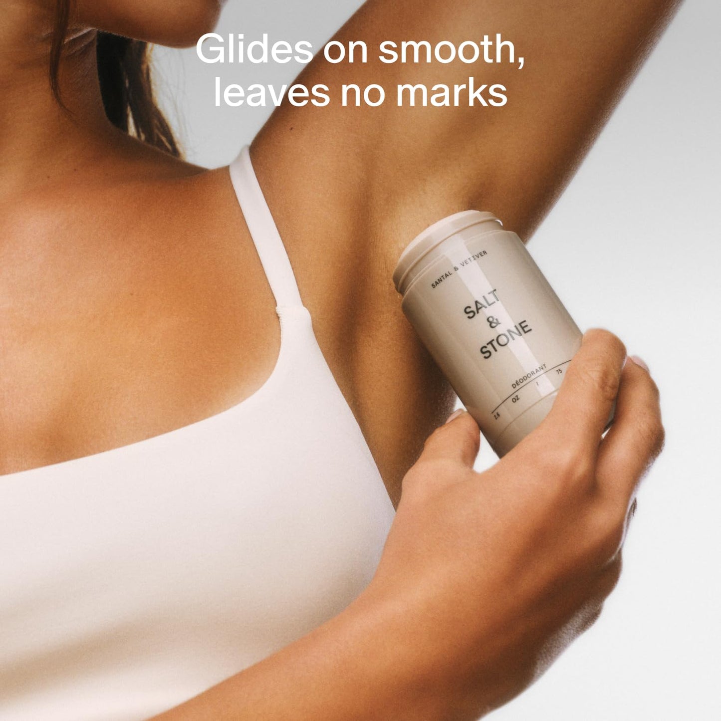 Aluminum-Free Deodorant - Extra Strength 48-Hour Protection for Men & Women | Seaweed Extract, Niacinamide & Prebiotics | Santal & Vetiver
