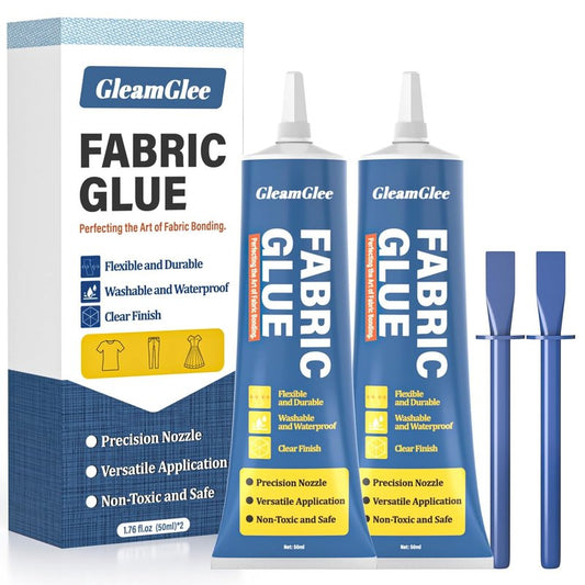 Permanent Fabric Glue - Extra Strong Washable Adhesive for Clothing Repairs, Crafts & Upholstery | 100ml (3.38 oz)