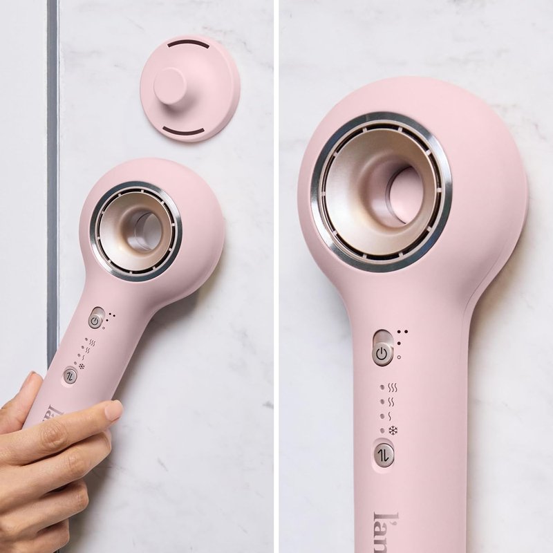 L'ANGE HAIR Ionic Hair Dryer - High Speed, Frizz-Free Styling | Lightweight Brushless Motor, 4 Heat Settings | Blush