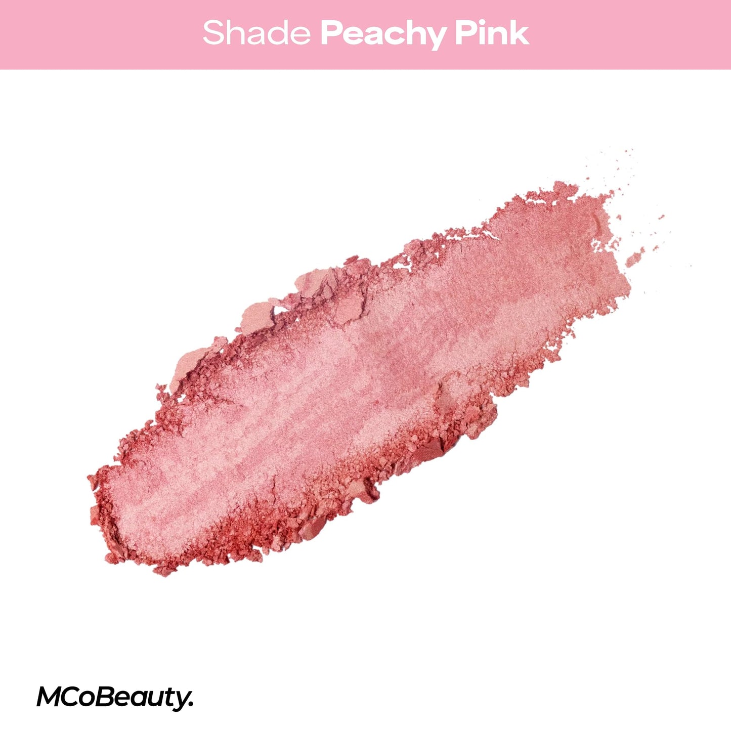 MCoBeauty Baked Highlighting Powder Blush - Peachy Pink