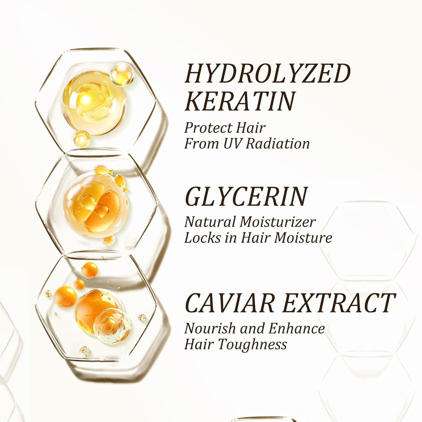 Hydrating Collagen Hair Mask - Deep Repair Treatment for Dry, Damaged Hair | 8.45 Oz