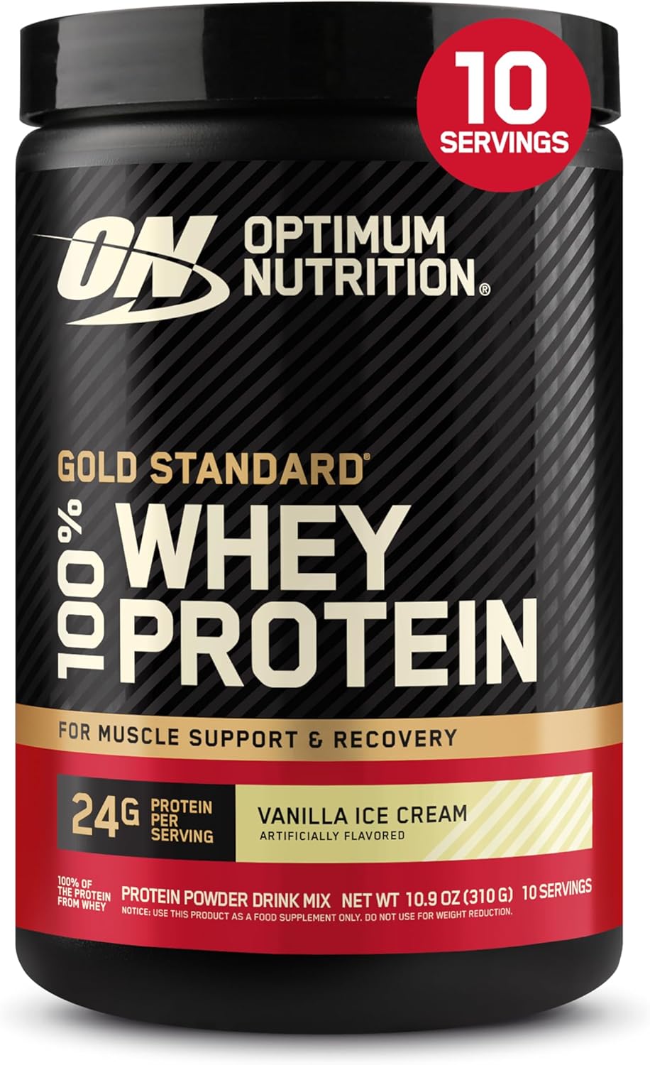 Optimum Nutrition Whey Protein Powder - Double Rich Chocolate Flavor | 1.98 lb Size
