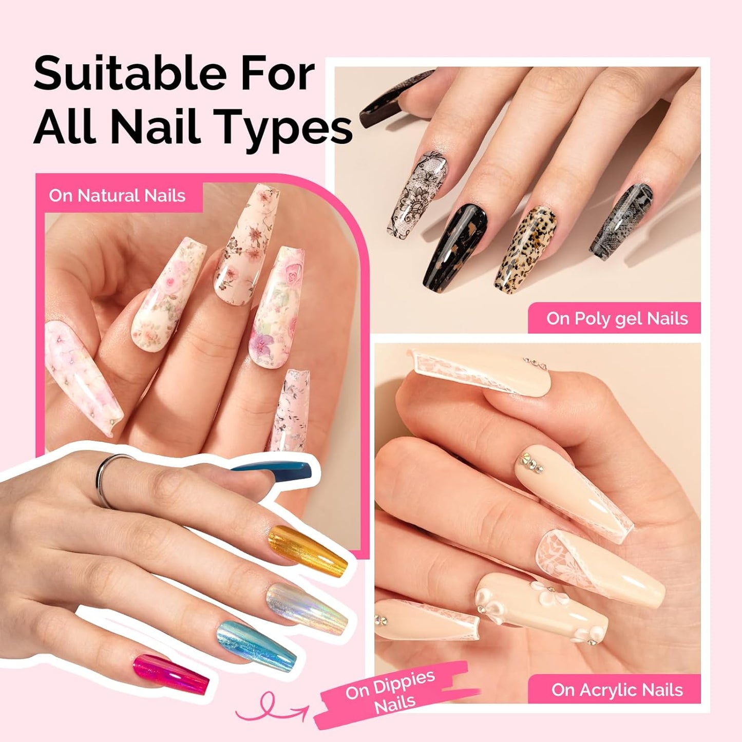 MelodySusie Nail Foil Glue Gel - 15ML Soak Off Adhesive for Nail Art | Strong Sticky Base for Foils & Stickers