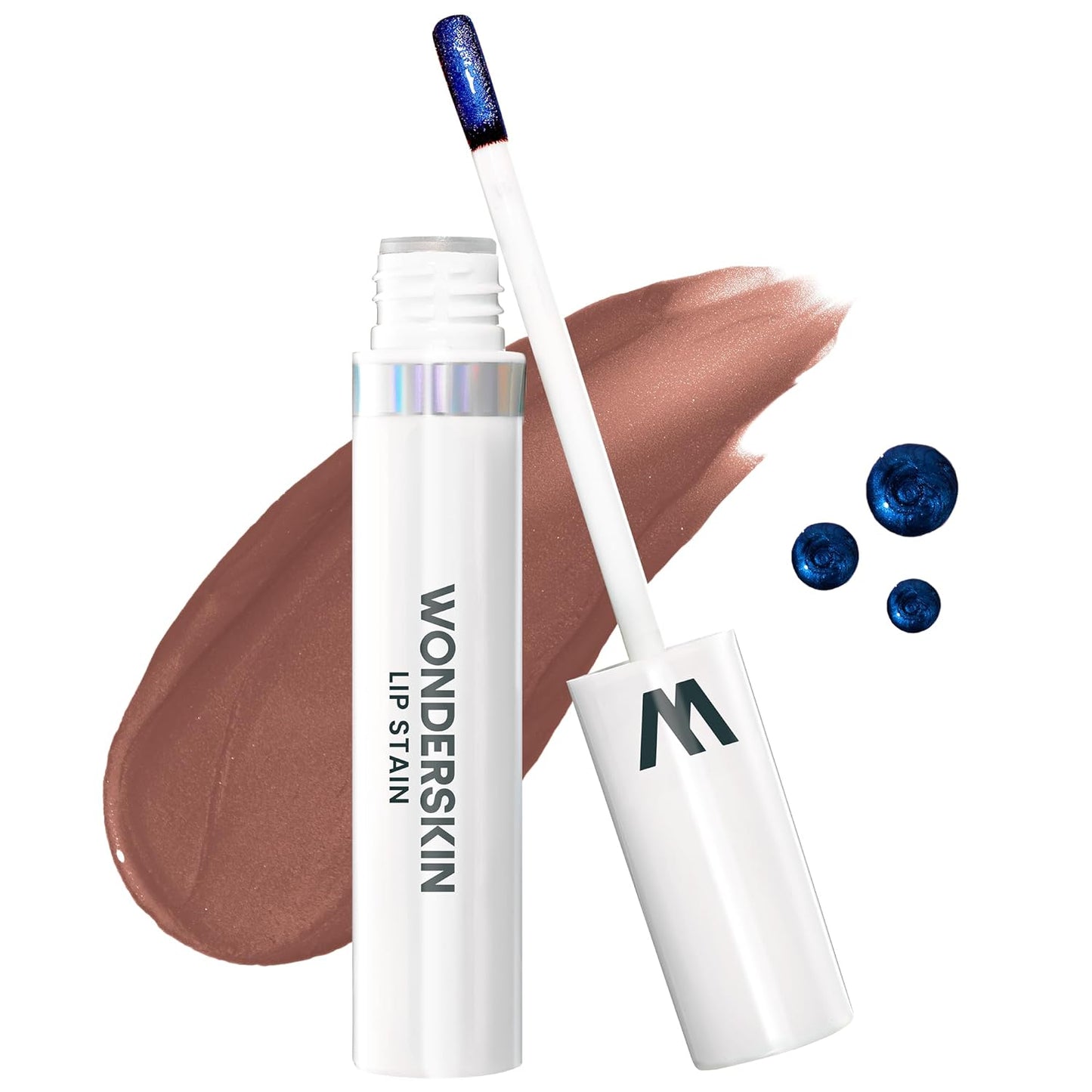 Wonder Blading Lip Stain - Long Lasting Waterproof Brown Tint | Matte Finish Peel Off Makeup (Demure Masque)
