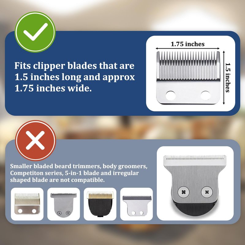 Clipper Guards Set 10 12 14 16 Compatible with Wahl Clippers, 4pcs Extra Long Clipper Guides Replacement - 2", 1.75", 1.5", 1.25" Hair Guard Clipper, Black Clipper Guards for Wahl