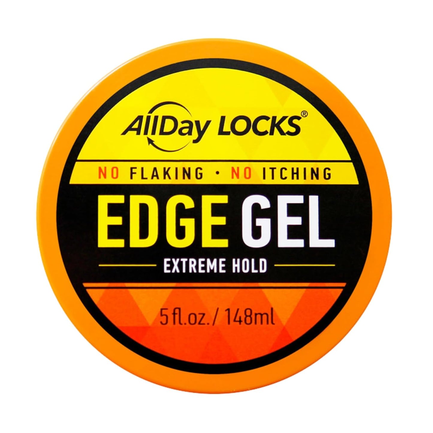 AllDay Locks Edge Gel - Extreme Hold Hair Gel for Braiding & Control | Sleek Moisturizing Formula, 5 oz Jar