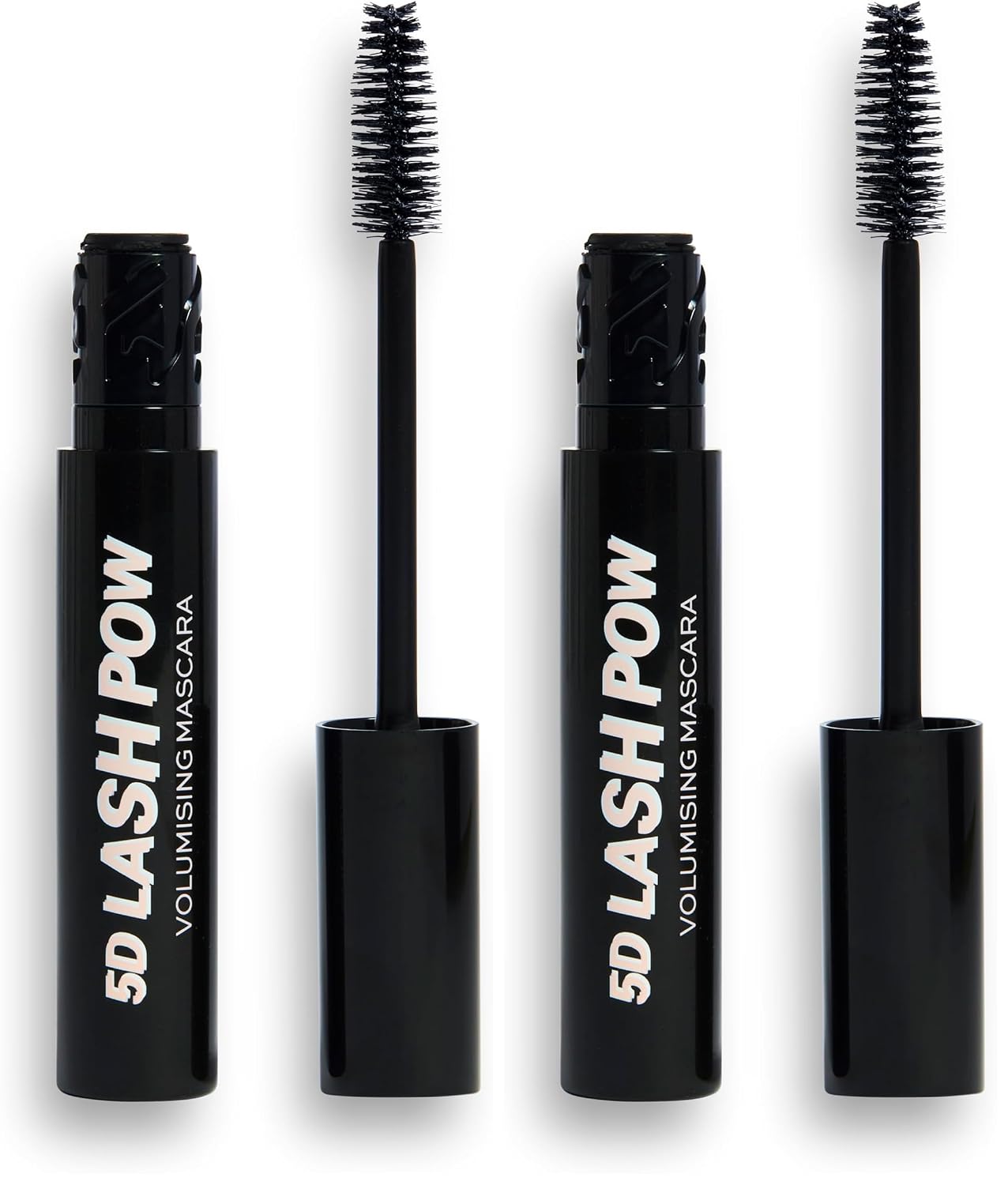 5D Lash Pow Mascara - Lengthening & Volumizing Black Formula | Vegan & Cruelty-Free, 0.41 fl oz