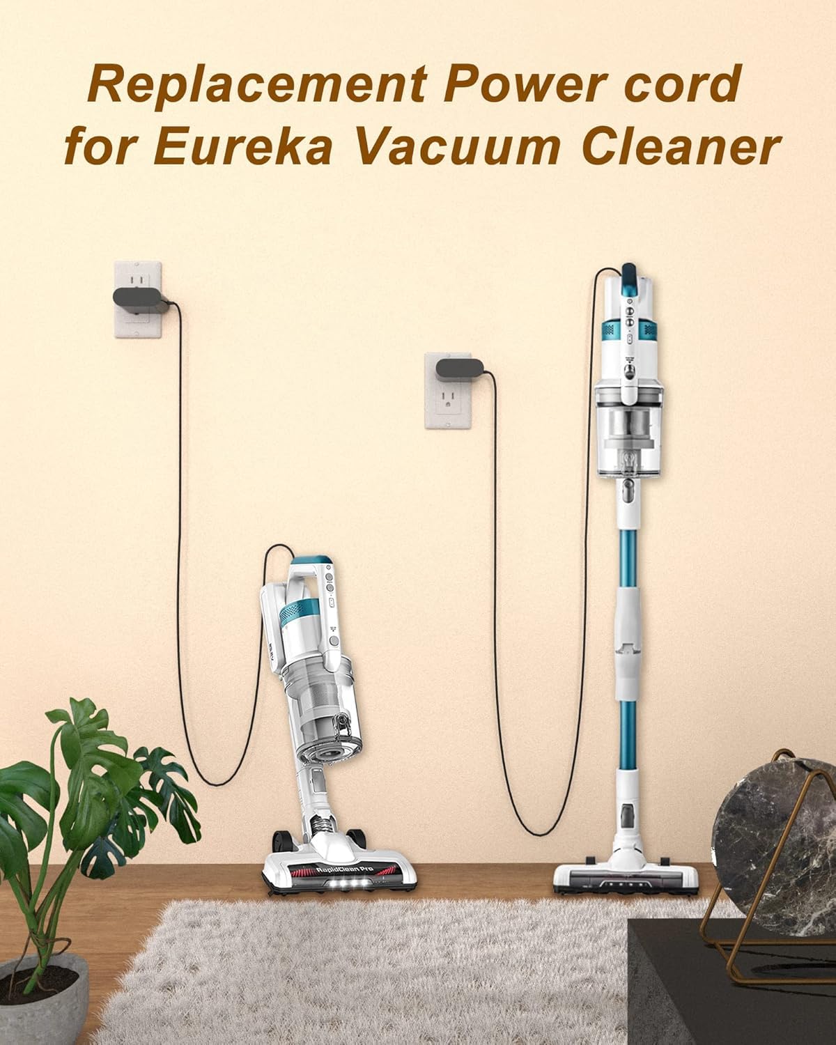 WUKUR Charger for Eureka MC2805A Compatible with Eureka Rapid Clean Pro NEC180 NEC182 NEC185 NEC186 NEC280TL NEC380 NEC480 NEW400 Lightweight Cordless Vacuum Cleaner Adapter Power Supply