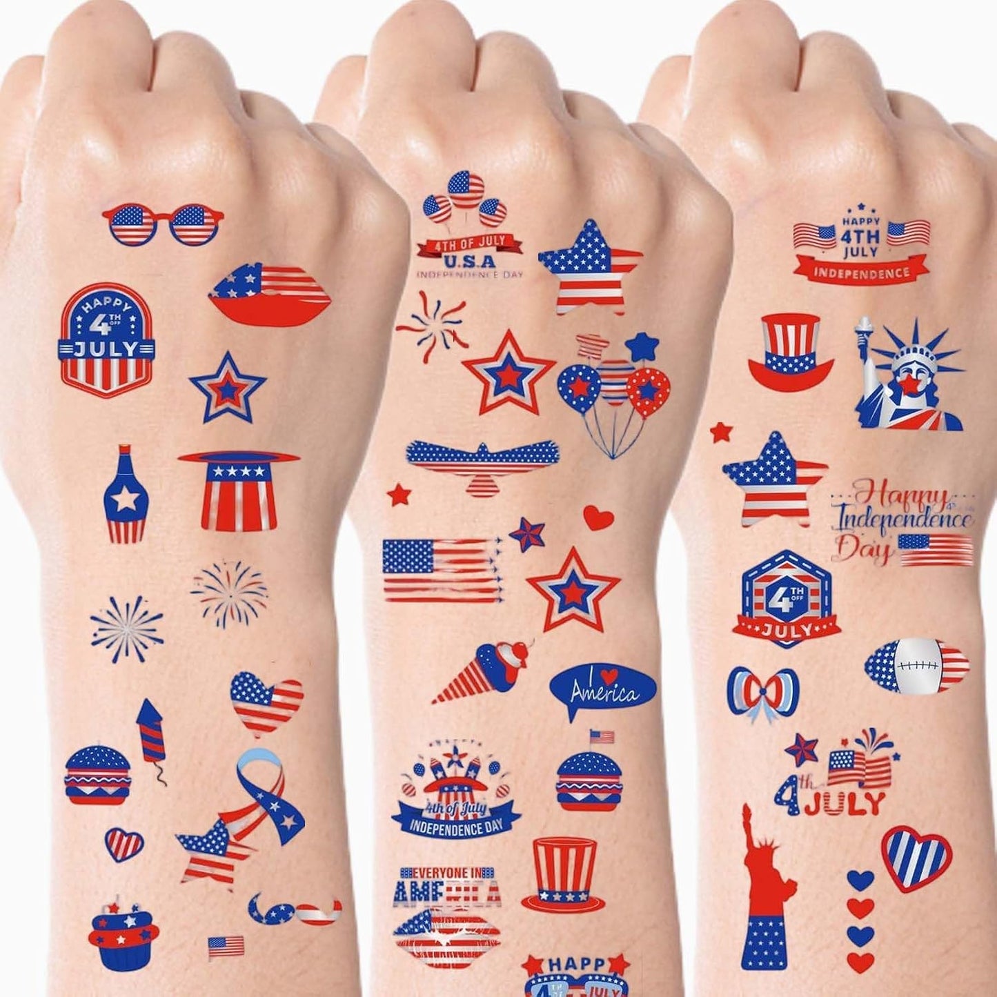Soccer Temporary Tattoos - Waterproof Cartoon Face Stickers | 6 Fun Styles for Party Makeup