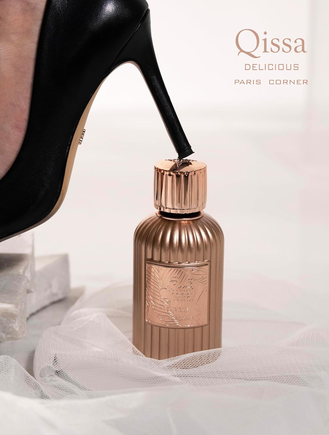 Qissa Delicious Perfume EDP 3.4 Fl Oz - Tempting Gourmand & Musk Fragrance for Women | Irresistible Vanilla, Sugar & Orange Notes