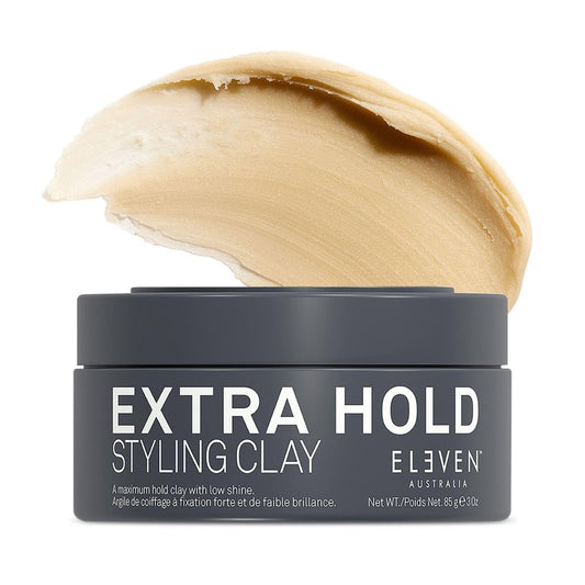 ELEVEN AUSTRALIA Extra Hold Styling Hair Clay for Men and Women - Maximum Hold, Matte Finish for Texture, Long-Lasting Definition, Ideal for Short to Medium Hair - 3 oz
