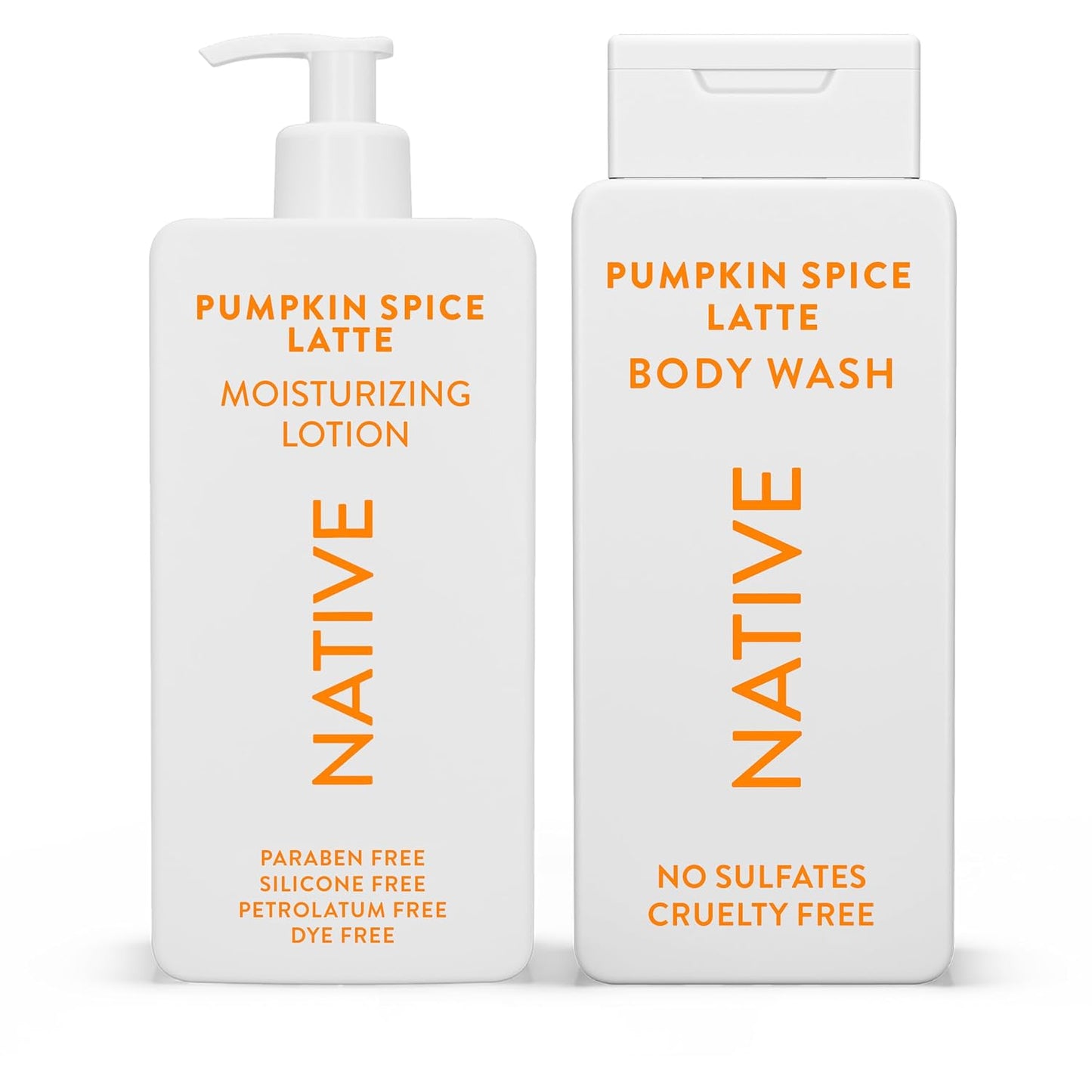 Native Body Wash - Naturally Derived Autumn Air & Amber Scent | Sulfate & Paraben Free, 18 oz (2-Pack)