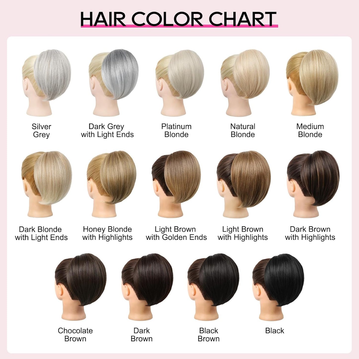 Ponytail Extension - 8" Short Mini Claw Clip Hairpiece for Women | Natural Soft Feather-Light - Natural Blonde