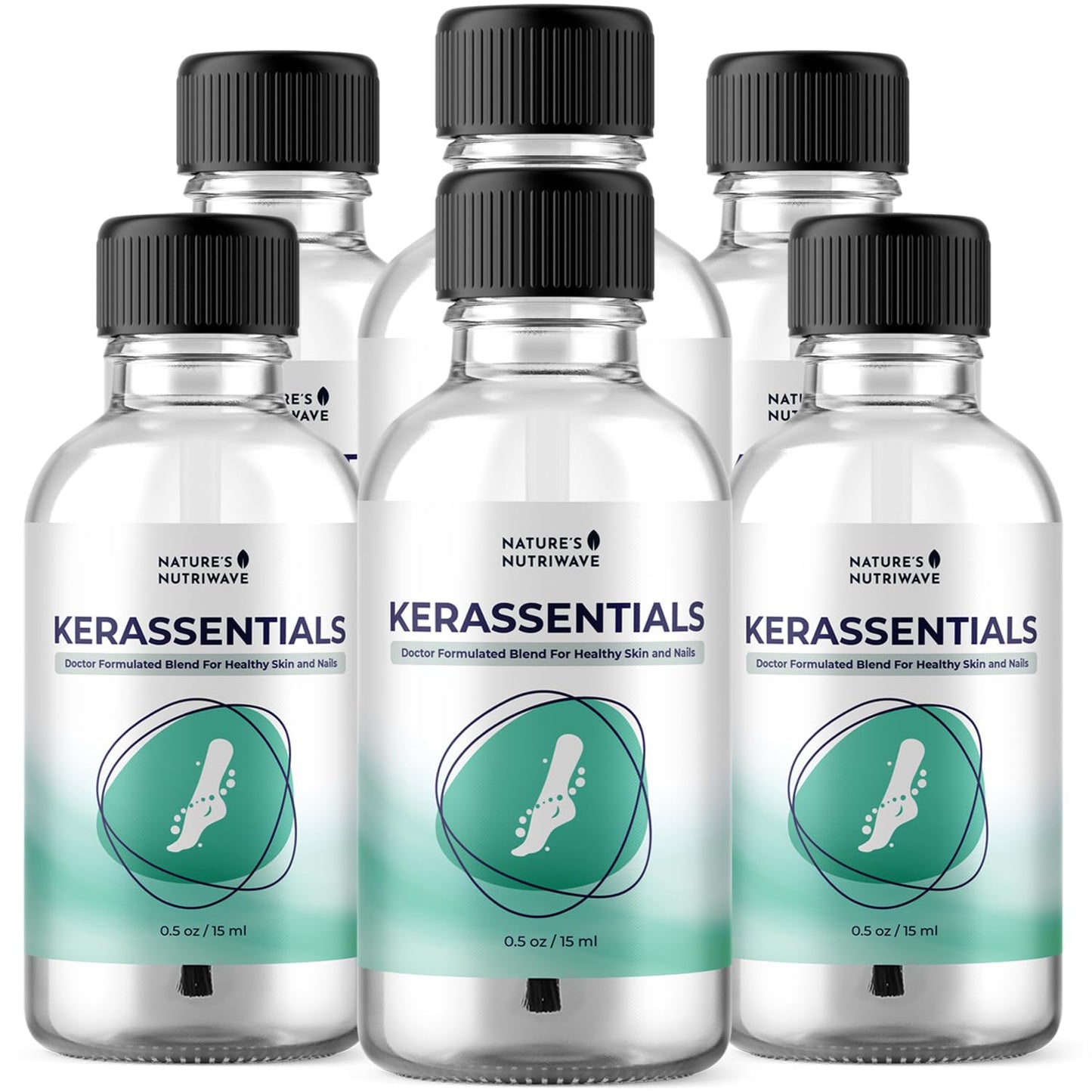 Kerassentials Oil - 8-IN-1 Plant-Based Formula for Healthy Nails & Skin | Natural Ingredients, 15ml, 1 Month Supply