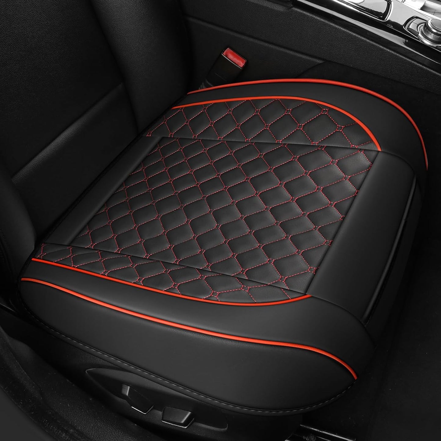 Car Seat Covers - Waterproof Leather Protector for Universal Fit | 2-Piece Set in Grey