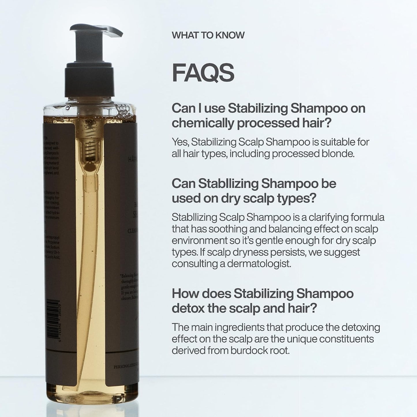 Stabilizing Scalp Shampoo - Nourishing Formula for Hair Growth | Refresh & Restore Scalp Health