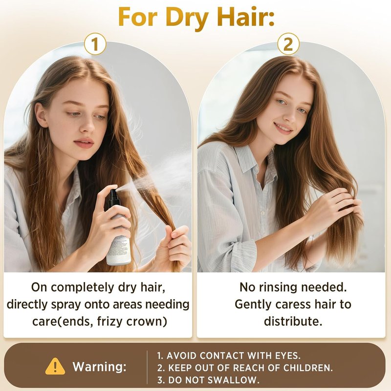 Hair Texture Spray for Women - Volume & Shine Enhancer with Camellia Seed Oil | 8.5 oz