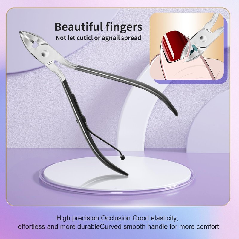 Manicure Pedicure Kit Professional 30pcs Complete Nail Care kit，fingernail and toenail Clippers and Manicure kit for Men with Travel Deluxe Beauty Tools Convenience Set (Black)
