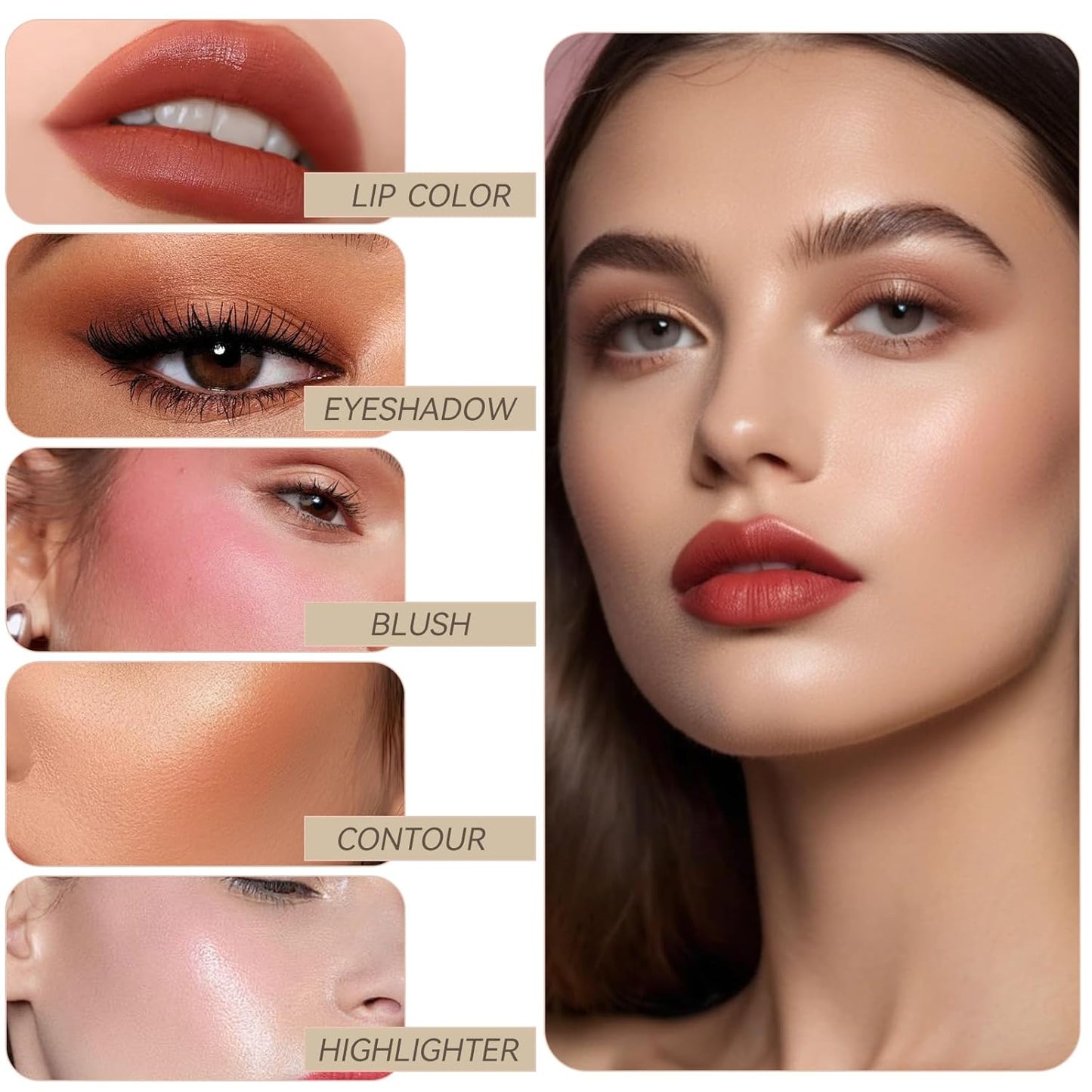 K'APEINE 67 Colors Makeup Palette - 5-in-1 Face, Eyes & Lips | Highly Pigmented Contour, Blush & Eyeshadow Kit for Women