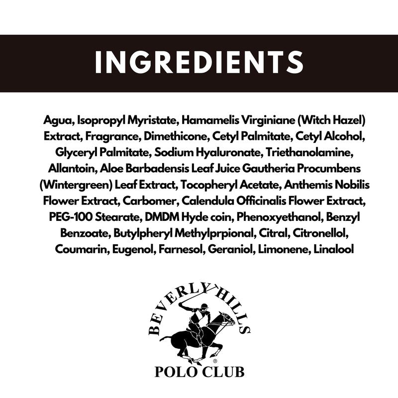 Beverly Hills Polo Club SEXY Soothe After Shave Balm for Men - Hydrating & Refreshing Aquatic Oriental Scent - 5 Fl Oz