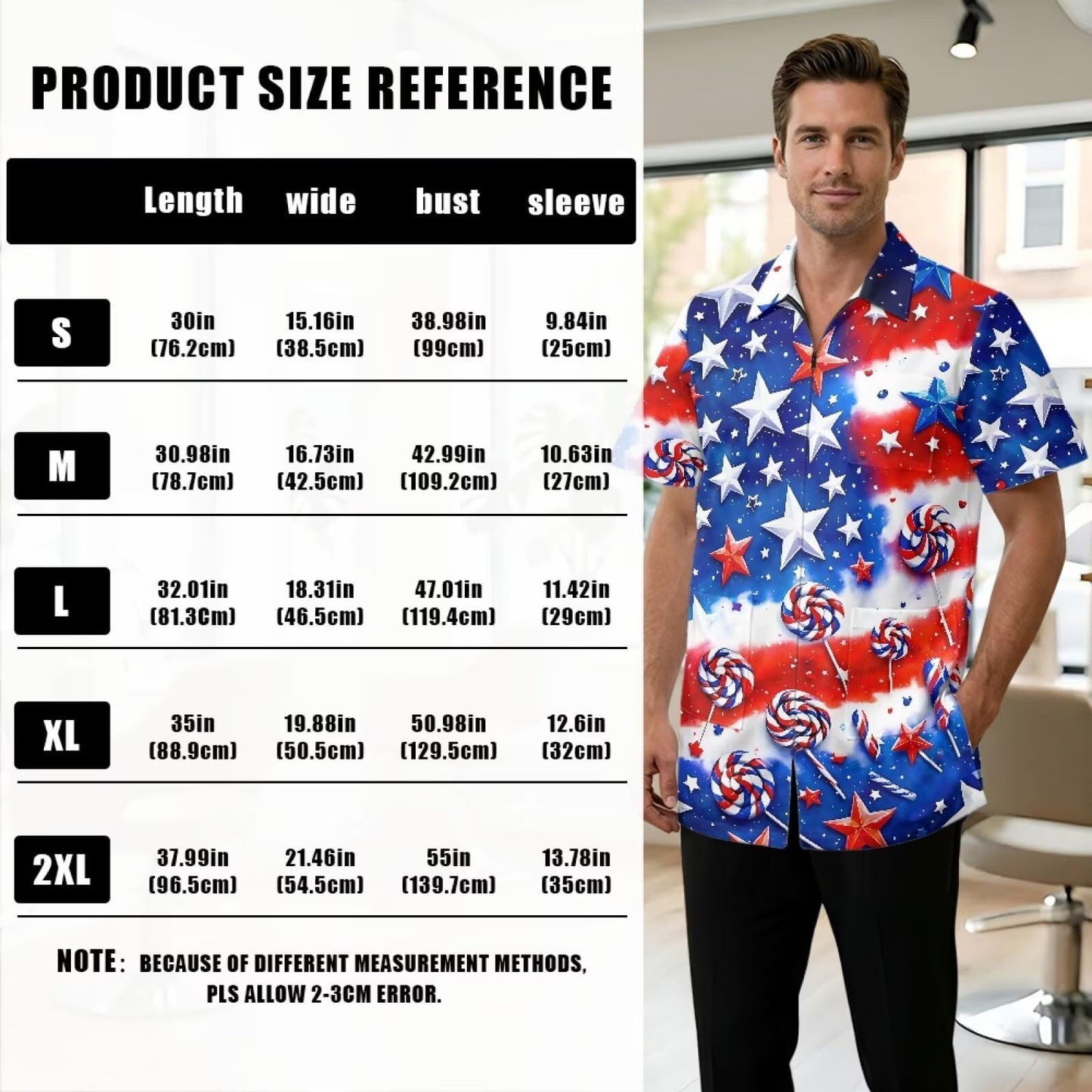 Srengjodk America Flag Print Hair Stylist Apron Dog Grooming Smock For Women Men Hair Stylist Apron Professional Pet Groomer Smock Smock For Cosmetologist,Barber Xl XL