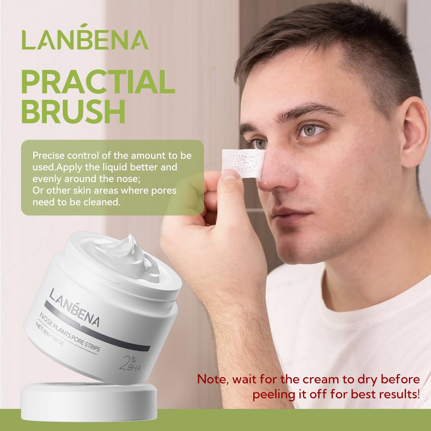 LANBENA Nose Plants Pore Strips and Pore Serum