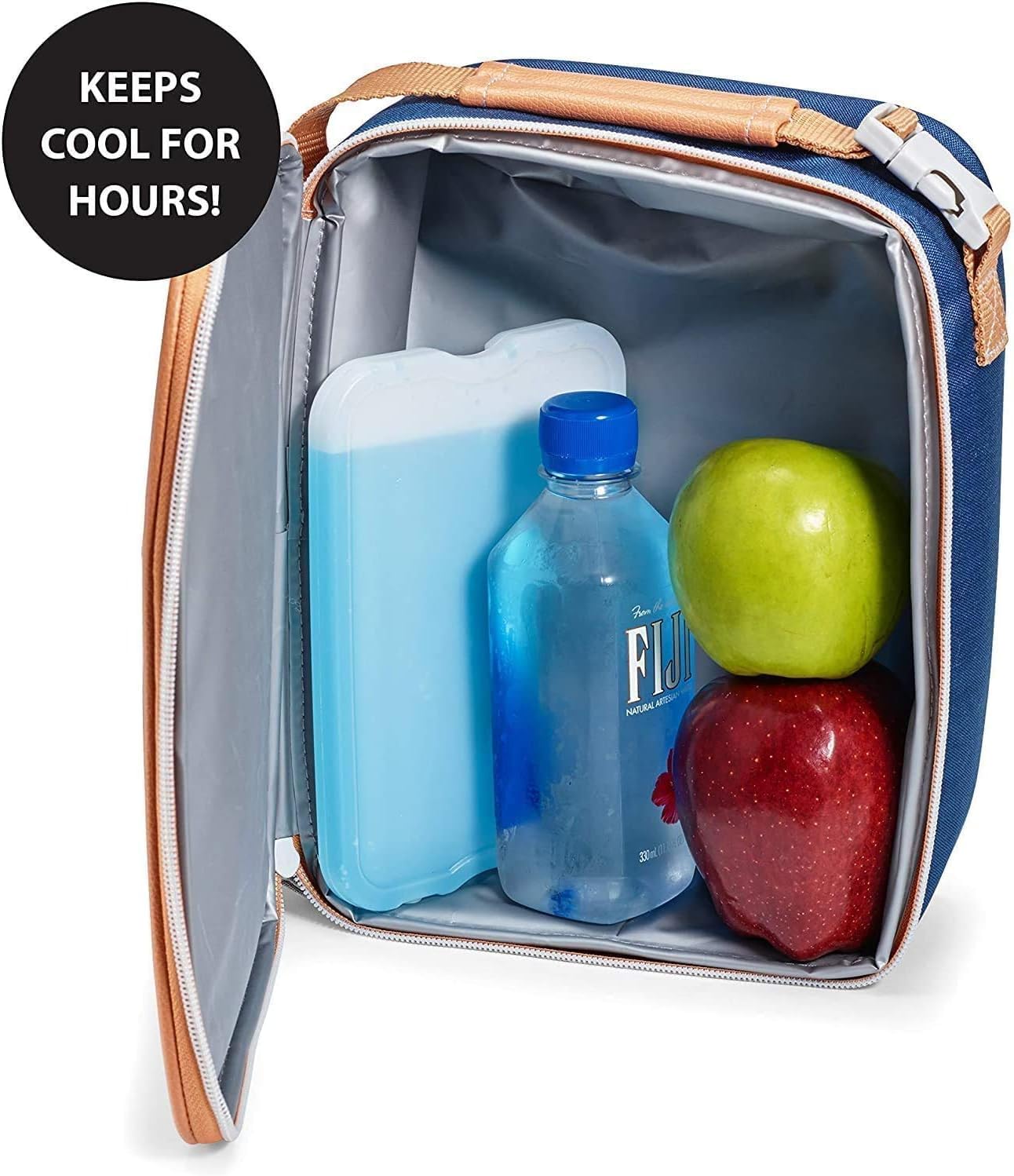 XL Slim Ice Packs - Quick Freeze Reusable Ice Packs for Lunch Boxes & Coolers | 4 Pack
