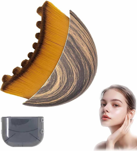 Lymphatic Contour face Brush, Contour Face Brush Lymphatic Drainage Massager for Face,Ergonomic Design Reduces Puffiness & Fatigue, Precise Facial Skin Care Tool