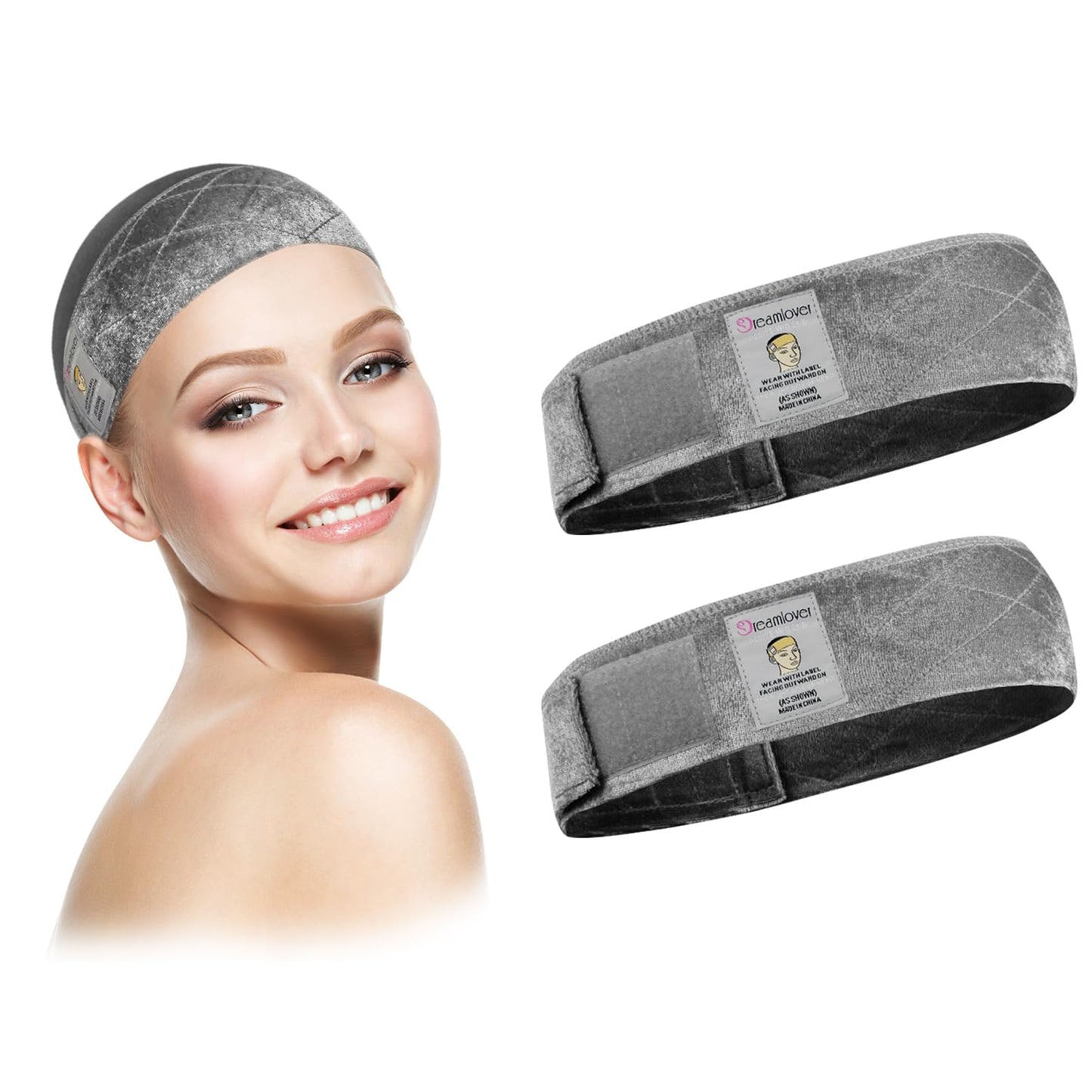 Wig Grip Band - Dreamlover Headband for Secure Wig Hold | Black, 2-Pack