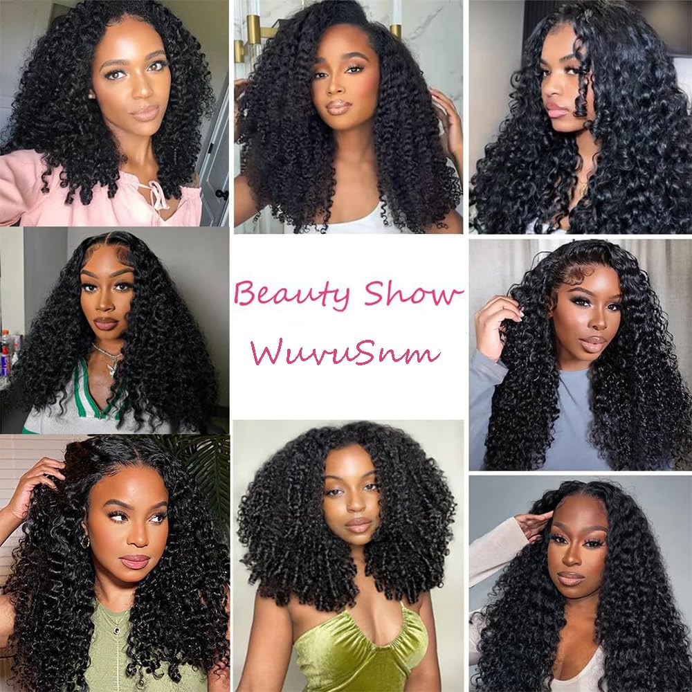 Burmese Curly Bundles Human Hair Curly Bundles Human Hair Unprocessed Virgin 12 14 16 inch Water Wave Human Hair Bundle 300g