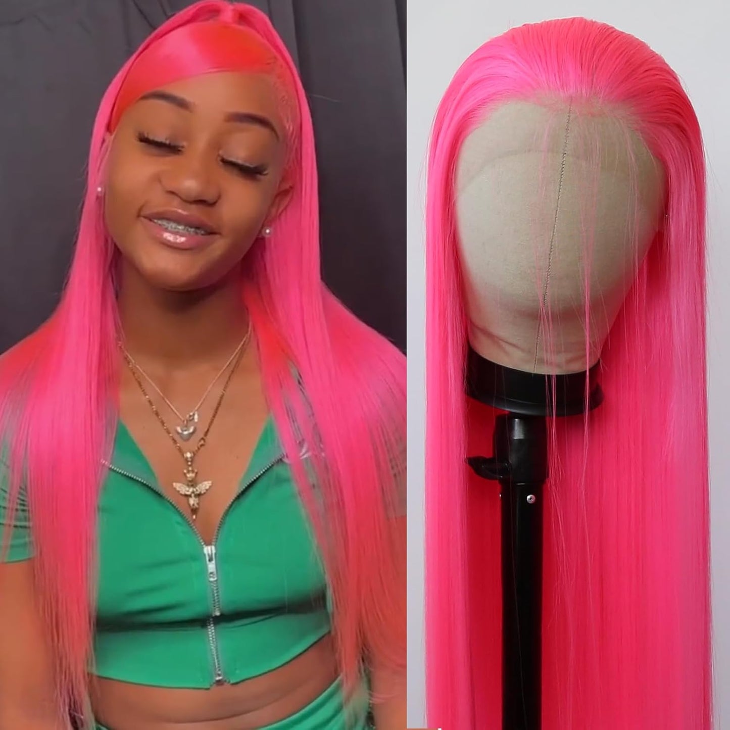 99J Burgundy Lace Front Wig - Long Straight Synthetic Hair, Pre-Plucked Natural Hairline for Black Women | Heat Resistant Fiber, Daily Wear