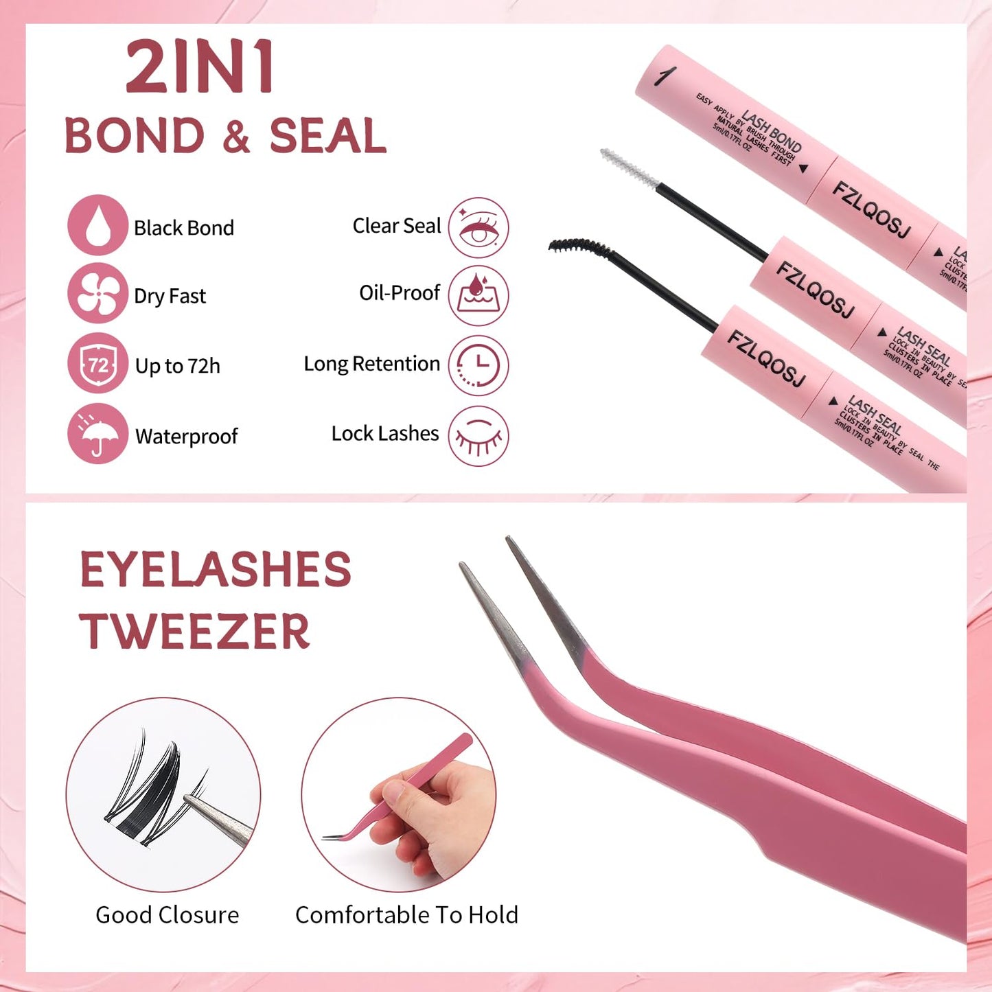 Eyelash Clusters Kit - Natural Cluster Eyelash Extensions | 150 Pcs Pro Lash Set
