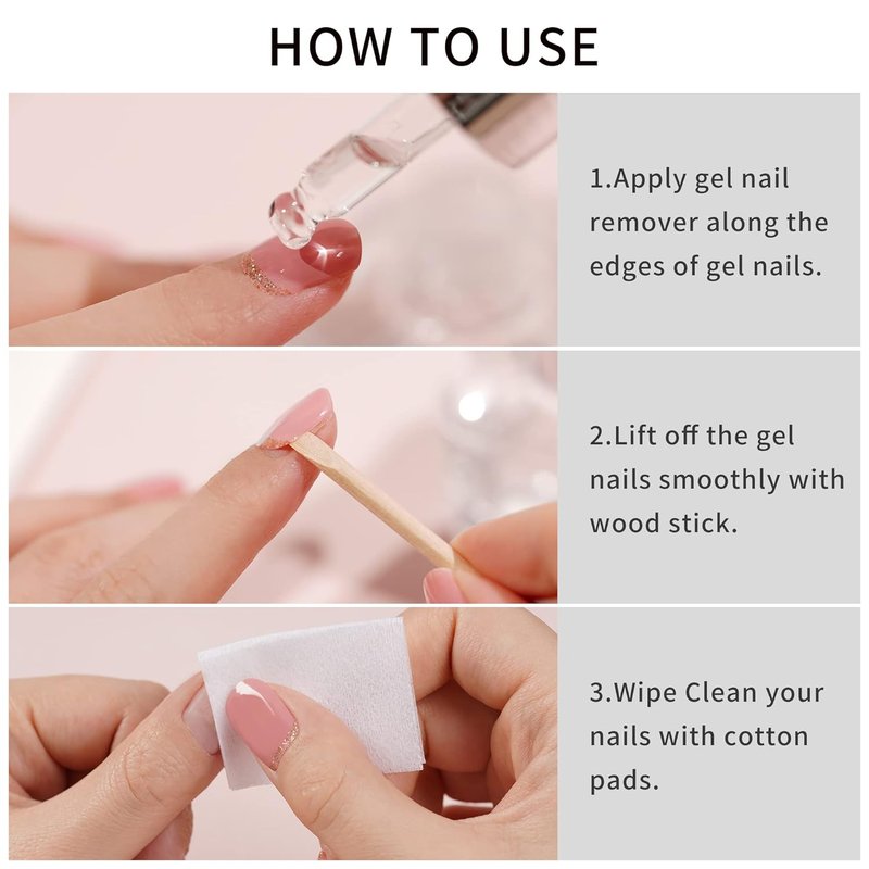 DANNI & TONI Easy Peel Semi-Cured Gel Nail Strips - Vegan, Cruelty-Free, Hypoallergenic | Gentle Removal
