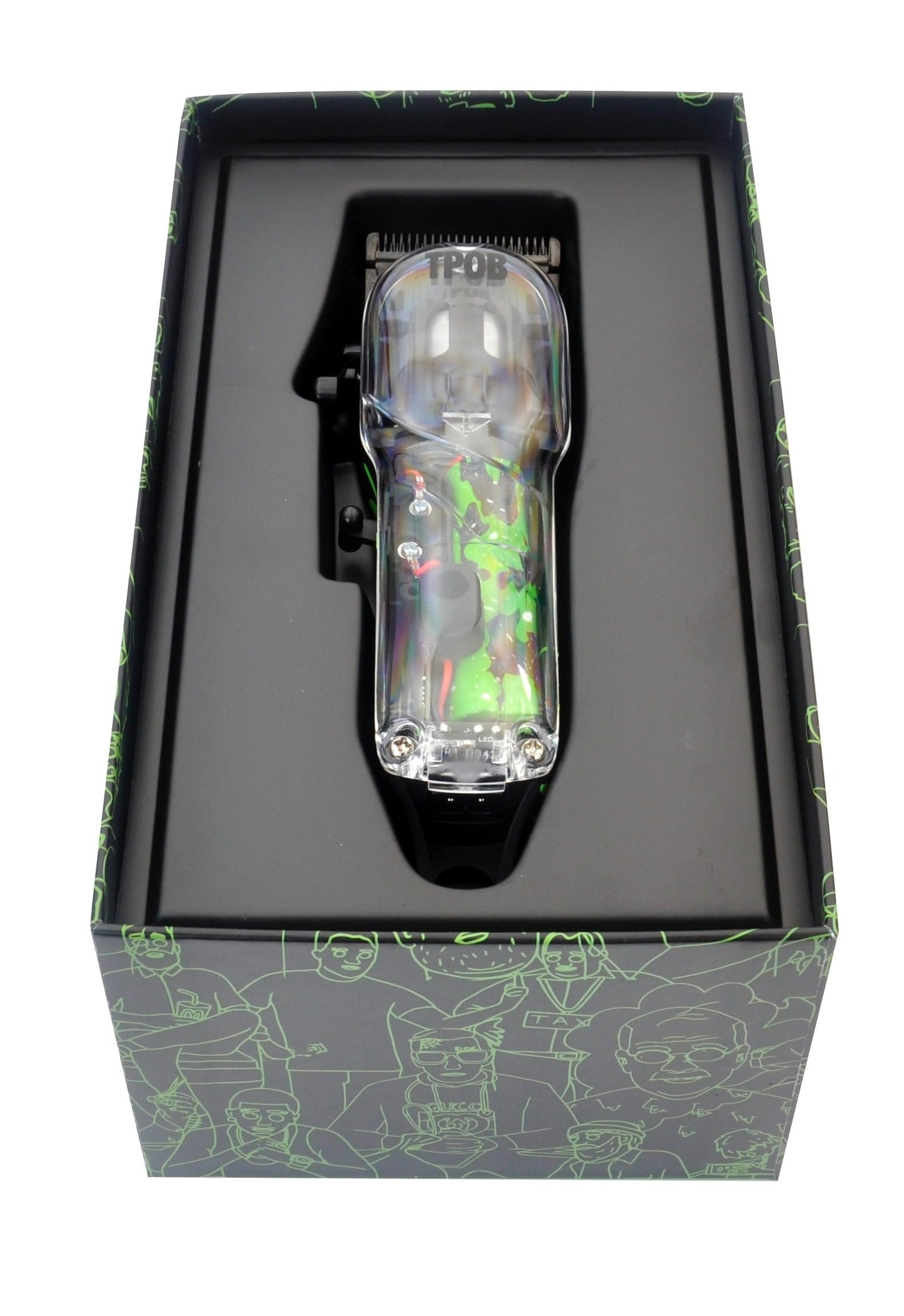 TPOB Slime 2 Professional Hair Clippers Collection (Black with Splatts)