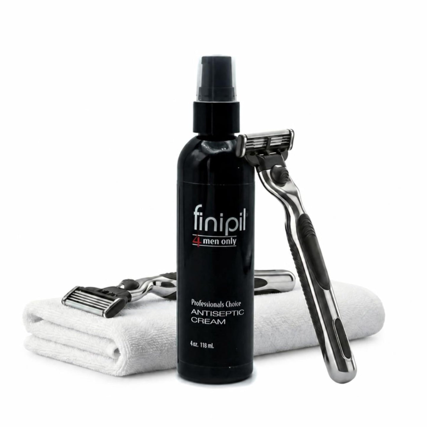 finipil Cream for Ingrown Hair for Mens After Shave 4 Fl oz, clear