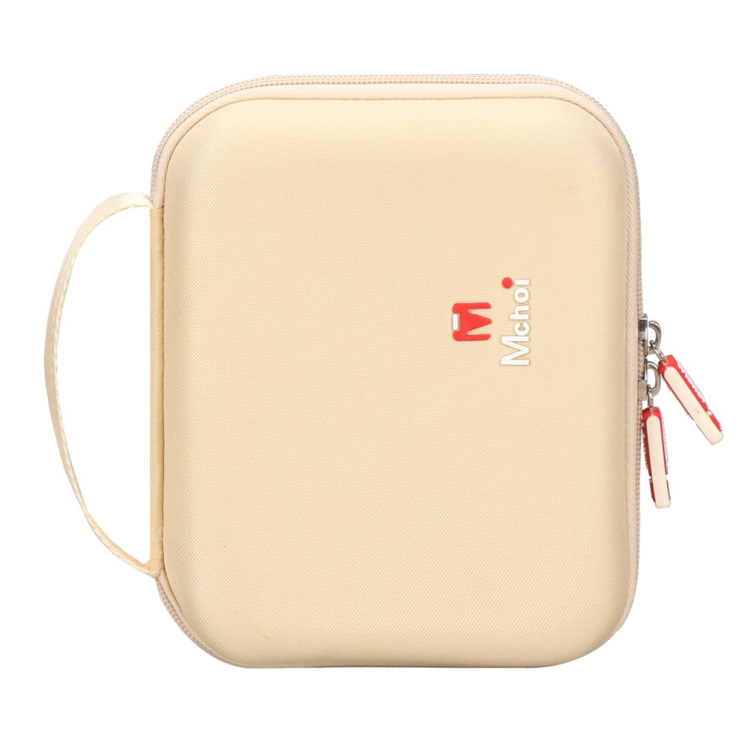 Mchoi Hard Storage Case Fits for Tenhitoys Travel Steamer Iron Electric Steam Ironing Machine for Clothes (Beige)