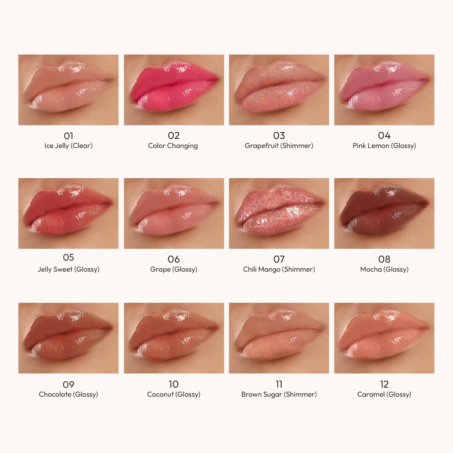 KISS NEW YORK Melting Jelly Lip Balm - High Shine, Moisturizing & Plumping Effect | Chili Mango Flavor