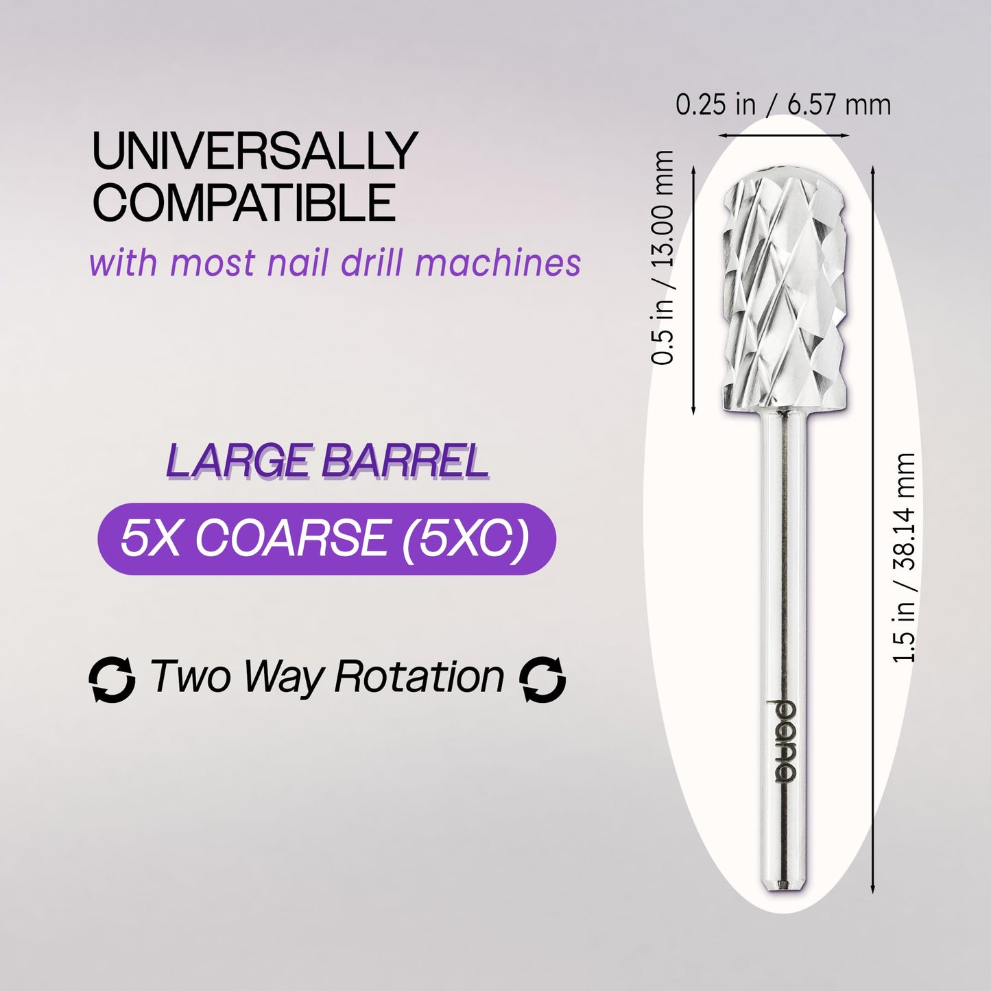 PANA 3/32" Shank Smooth Top Small and Large Carbide Bit 02
