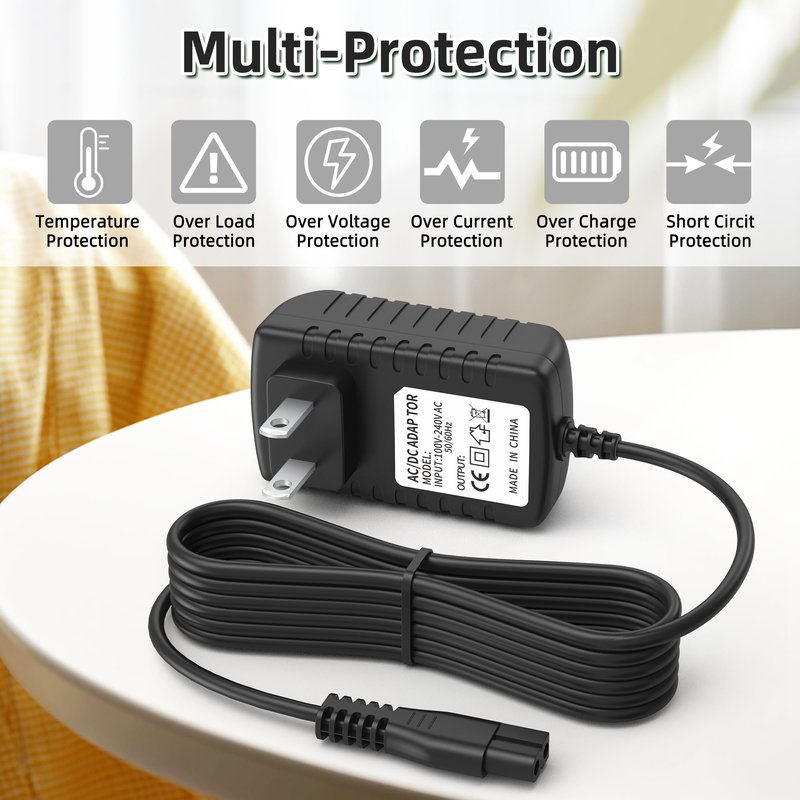 MDCGPower AC Adapter Compatible with PRO Barberology FXCORD C045120-A CA78M C045100-A CA80M FX Cord FX870 FX788 FX787 FXSSM FX820 Clipper Trimmer BabylissPro 4.5V Power Supply Battery Charger