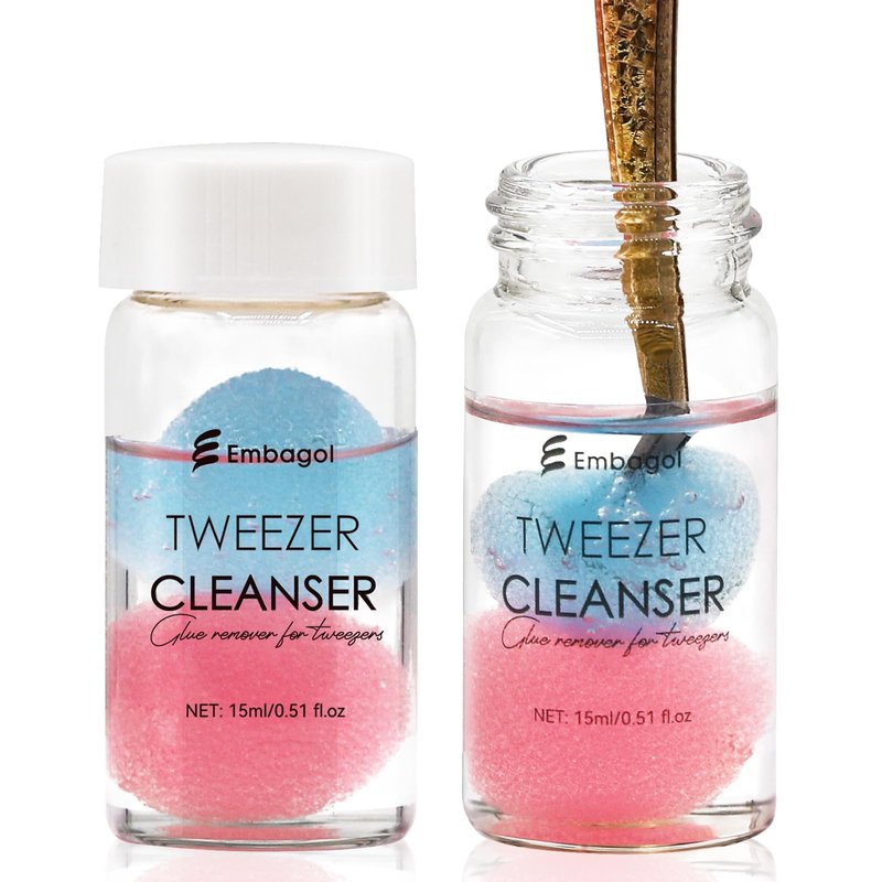 Tweezer Cleanser for Eyelash Extensions Tools