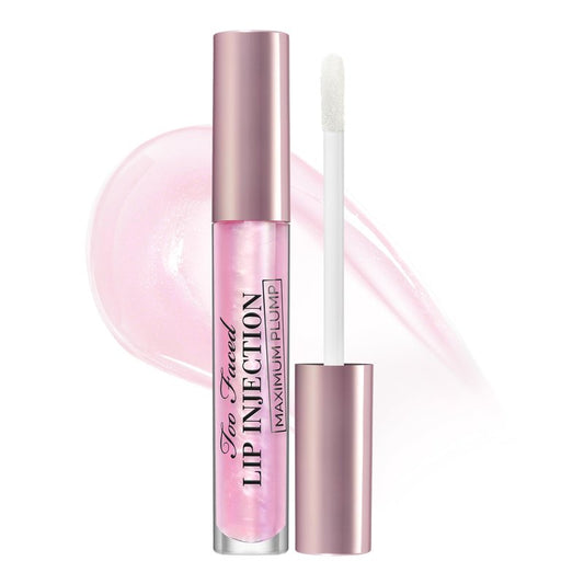 Too Faced Lip Injection Maximum Plump Extra Strength Lip Plumper Gloss | Hydrating, Volumizing, + Plumping, 0.14 Fl Oz, Original