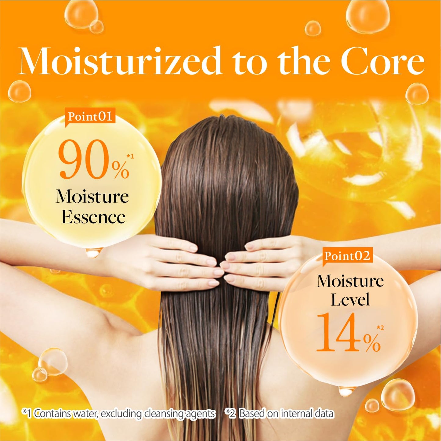 Honey Melty Moist Repair Shampoo & Conditioner Set - Sulfate-Free Hair Care for Frizz Control | 440mL + 450g