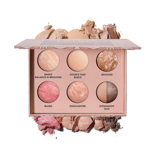 Laura Geller Baked Icons Complete Face Palette - All-in-One Makeup for Mature Skin | Porcelain Finish