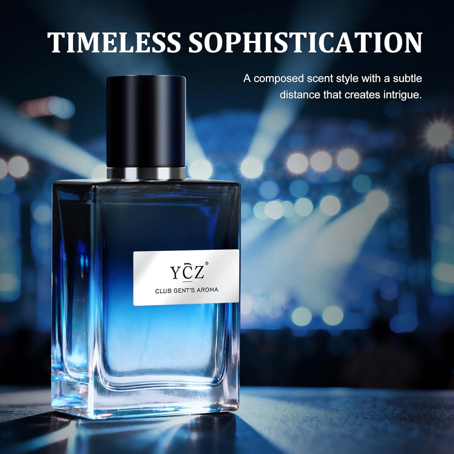 Ycz Club Eau De Parfum for Men - Long Lasting Masculine Cologne with Woody Notes | 1.7 Fl Oz
