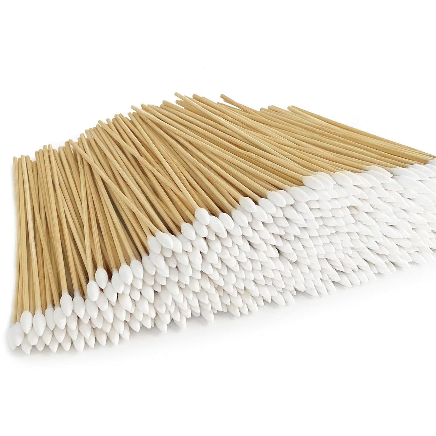 200 PCS Extra Long Cotton Swabs - Precision Cleaning Applicators for Crafts, Electronics, Makeup & Pet Care | 6 Inch Wooden Handles